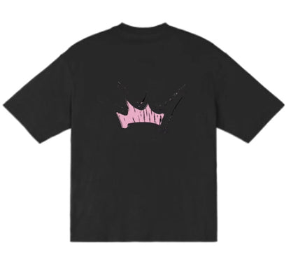 Dispence pink/black tee (crown edition)